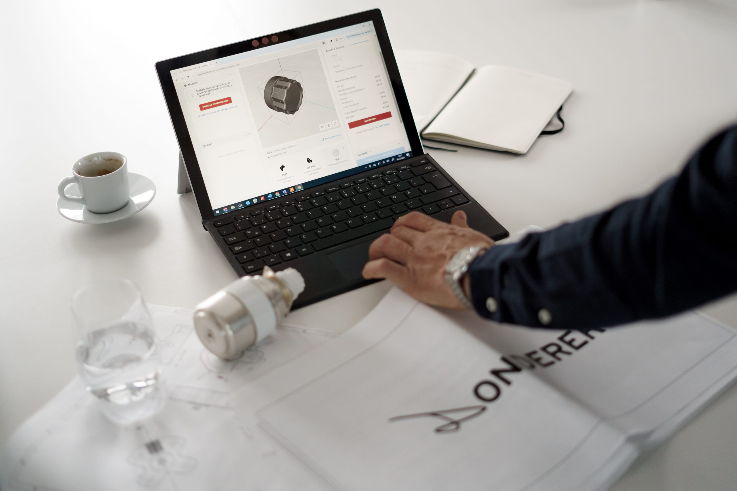 Projekt Maschinenbau-Zulieferer